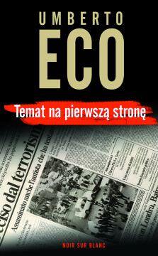 Okładka książki Temat na pierwszą stronę